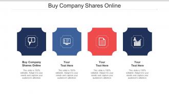 Buy company shares online ppt powerpoint presentation professional visuals cpb