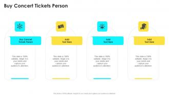 Buy Concert Tickets Person In Powerpoint And Google Slides Cpb