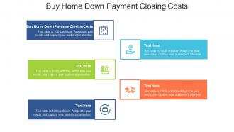 Buy home down payment closing costs ppt powerpoint presentation gallery format cpb