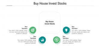 Buy house invest stocks ppt powerpoint presentation slides summary cpb