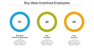Buy ideas incentives employees ppt powerpoint presentation visual aids professional cpb