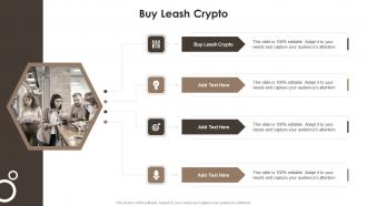 Buy Leash Crypto In Powerpoint And Google Slides Cpb