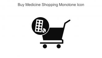 Buy Medicine Shopping Monotone Icon In Powerpoint Pptx Png And Editable Eps Format