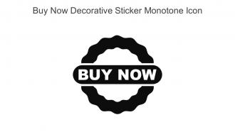 Buy Now Decorative Sticker Monotone Icon In Powerpoint Pptx Png And Editable Eps Format