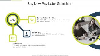 Buy Now Pay Later Good Idea In Powerpoint And Google Slides Cpb