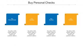 Buy Personal Checks Ppt Powerpoint Presentation Inspiration Shapes Cpb