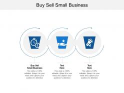 Buy sell small business ppt powerpoint presentation file show cpb
