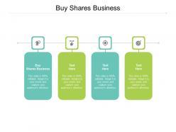 Buy shares business ppt powerpoint presentation pictures templates cpb