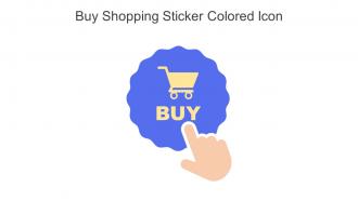 Buy Shopping Sticker Colored Icon In Powerpoint Pptx Png And Editable Eps Format
