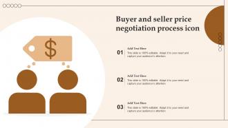 Buyer And Seller Price Negotiation Process Icon