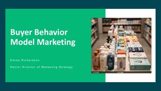 Buyer Behavior Model Marketing PPT Demonstration VA