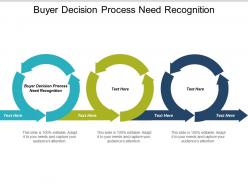 Buyer decision process need recognition ppt powerpoint presentation inspiration cpb