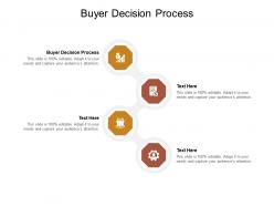 Buyer decision process ppt powerpoint presentation styles demonstration cpb