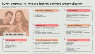 Buyer Fashion Boutique Personalization Retail Clothing Boutique Business Plan BP SS