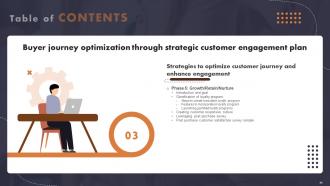 Buyer Journey Optimization Through Strategic Customer Engagement Plan Complete Deck Customizable Idea