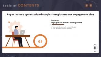 Buyer Journey Optimization Through Strategic Customer Engagement Plan Complete Deck Captivating Idea