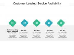 Buyer leading service availability ppt powerpoint presentation infographics example cpb