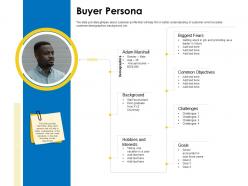 Buyer Persona Business Manual Ppt Powerpoint Presentation Infographics Design Inspiration