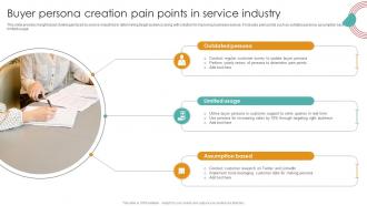 Buyer Persona Creation Pain Points In Service Industry