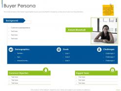 Buyer persona digital customer engagement ppt diagrams