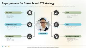 Buyer Persona For Fitness Brand STP Strategy