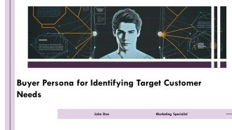 Buyer Persona For Identifying Target Customer Needs PPT PowerPoint AT