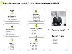Buyer persona for search engine marketing proposal ppt powerpoint presentation sample