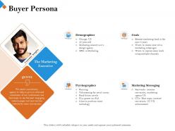 Buyer persona marketing m2438 ppt powerpoint presentation outline design ideas
