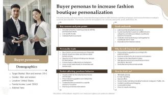 Buyer Personas To Increase Fashion Boutique Personalization Retail Boutique Business Plan BP SS