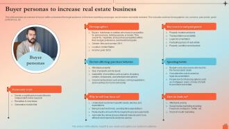 Buyer Personas To Increase Real Estate Business Real Estate Agency BP SS