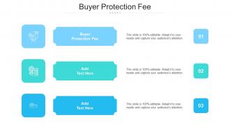 Buyer Protection Fee Ppt Powerpoint Presentation Pictures Slideshow Cpb