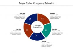 Buyer seller company behavior ppt powerpoint presentation pictures design templates cpb