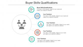 Buyer skills qualifications ppt powerpoint presentation show cpb