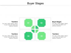 Buyer stages ppt powerpoint presentation file shapes cpb