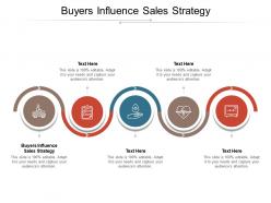 Buyers influence sales strategy ppt powerpoint presentation layouts designs cpb