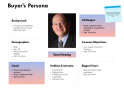 Buyers persona common objections ppt powerpoint presentation icon inspiration