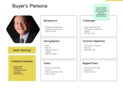 Buyers Persona Demographics Ppt Powerpoint Presentation Background Designs