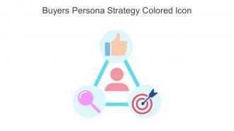 Buyers Persona Strategy Colored Icon In Powerpoint Pptx Png And Editable Eps Format
