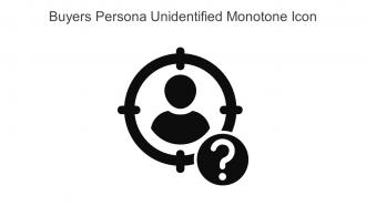 Buyers Persona Unidentified Monotone Icon In Powerpoint Pptx Png And Editable Eps Format