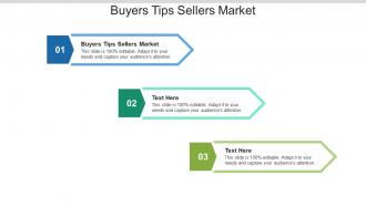Buyers tips sellers market ppt powerpoint presentation professional background cpb