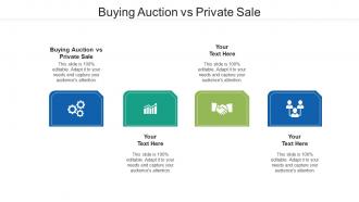 Buying auction vs private sale ppt powerpoint presentation visual aids portfolio cpb