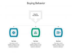 Buying behavior ppt powerpoint presentation professional format ideas cpb