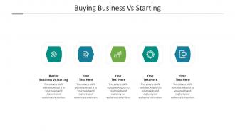 Buying business vs starting ppt powerpoint presentation inspiration graphic tips cpb