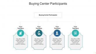 Buying center participants ppt powerpoint presentation model themes cpb