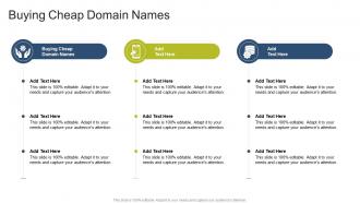 Buying Cheap Domain Names In Powerpoint And Google Slides Cpb