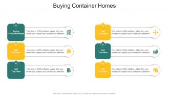 Buying Container Homes In Powerpoint And Google Slides Cpb