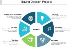 Buying decision process ppt powerpoint presentation summary smartart cpb