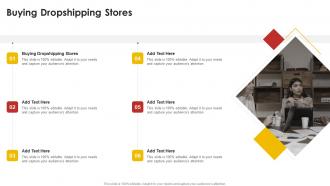 Buying Dropshipping Stores In Powerpoint And Google Slides Cpb