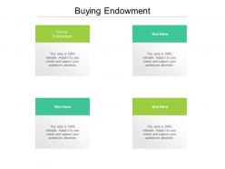 Buying endowment ppt powerpoint presentation infographic template themes cpb