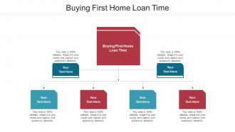 Buying first home loan time ppt powerpoint presentation inspiration slides cpb